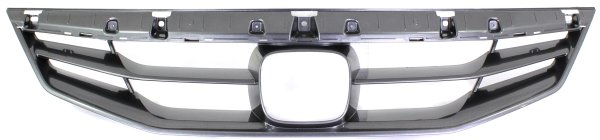 Grille for 2011-2012 Honda Accord, Painted Gray Shell and Insert, Coupe, Replacement