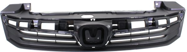 Grille for 2012-2012 Honda Civic Sedan, Paintable Shell and Insert, Excludes Hybrid Model, Replacement