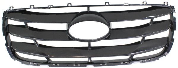Grille for Hyundai Santa Fe 2010-2012, Paintable Shell and Insert, Replacement