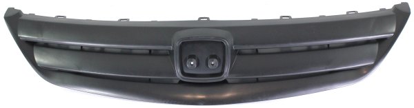 Plastic Grille for Honda Civic 2001-2003, Textured Black Shell and Insert, Sedan, Replacement