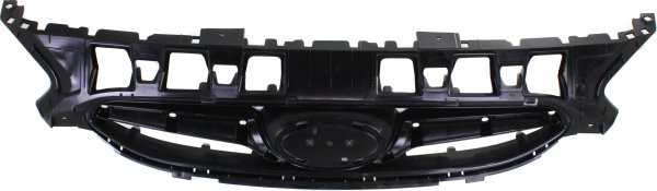 Grille for Hyundai Accent 2012-2013, Textured Black Shell and Insert, Replacement