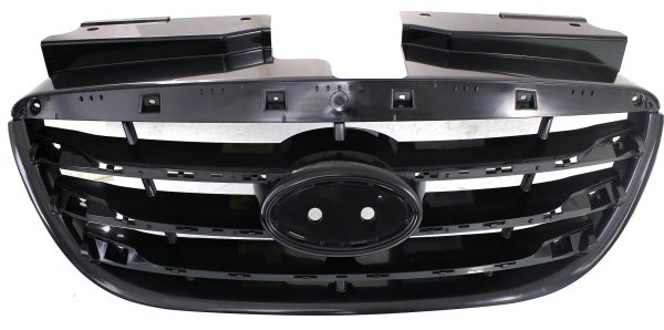Radiator Grille for Hyundai Elantra 2010, Black Shell and Insert, Sedan Edition, Replacement