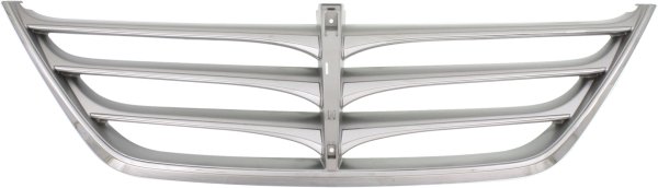 Chrome Silver Shell and Insert Grille for Genesis Sedan, 2009-2010 Models, From 6-16-09, Replacement