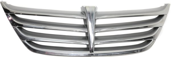 Grille for Genesis Sedan, 2011-2014, Painted Silver Gray Shell and Insert, Replacement