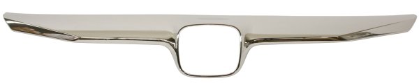 Upper Grille Molding for Honda Civic Sedan 2009-2011, Textured Chrome, Replacement