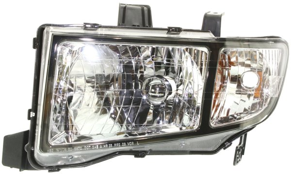 Headlight for Honda Ridgeline 2009-2014, Left (Driver) Side, Lens and Housing, Replacement