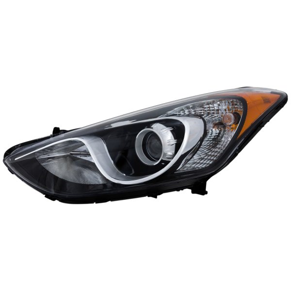 Headlight Assembly for Hyundai Elantra GT 2013-2017, Left (Driver), Halogen, Replacement