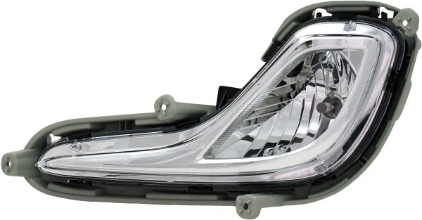 Front Fog Light Assembly for Hyundai Accent 2012-2017, Left (Driver), Suitable for Hatchback/Sedan, Replacement
