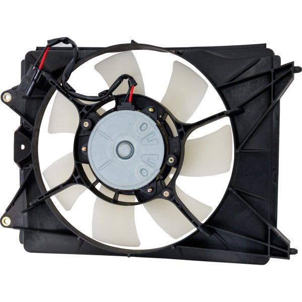 Denso Brand A/C Condenser Fan Assembly for Honda Civic 2012-2015 and Acura ILX 2013-2015, Right (Passenger) Side, Coupe/Sedan, Hybrid Model, Replacement