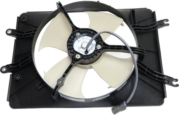 A/C Condenser Fan Assembly for Acura MDX 2001-2002, Honda Pilot 2003-2004, Front, Replacement