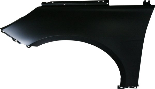 Front Fender for Sonata, Hyundai 2011-2014, Left (Driver), Primed (Ready to Paint), Excluding Hybrid Model, Steel, without Side Light Holes, Replacement
