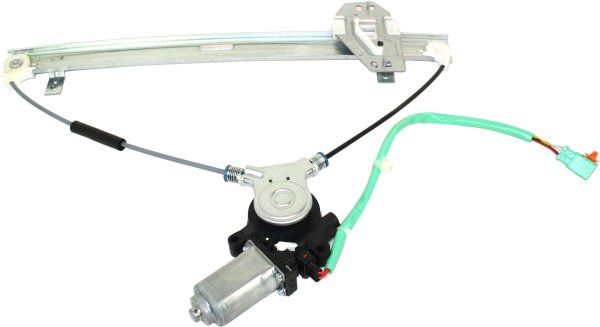 Front Window Regulator with Motor for Honda Element 2003-2011, 6 Pins, Left (Driver) Side, Power, New, Replacement