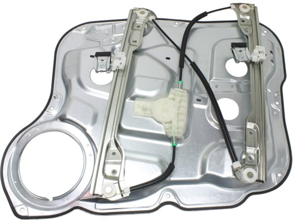 Front Window Regulator for Hyundai Santa Fe 2007-2009, Left (Driver) Side, Power, Without Motor, Carrier Module, Replacement