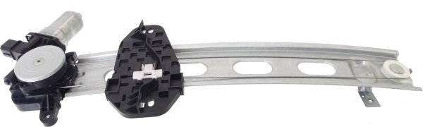 Power Front Window Regulator with Motor for Honda Civic 2006-2011 Coupe, Left (Driver), 6 Pins, Replacement