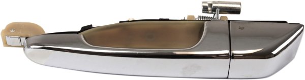 Rear Exterior Door Handle for Kia Sedona 2006-2012/Hyundai Entourage 2007-2008, Left (Driver), All Chrome, Replacement