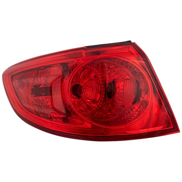 Tail Light Assembly for Hyundai Santa Fe 2007-2009, Left (Driver), Outer, Replacement