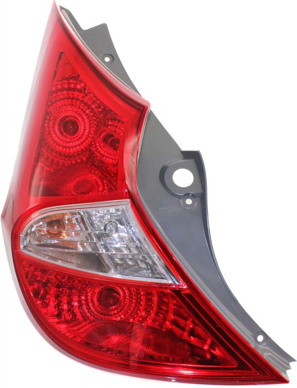 Tail Light Assembly for Hyundai Accent Hatchback 2012-2017, Left (Driver) Side, Replacement