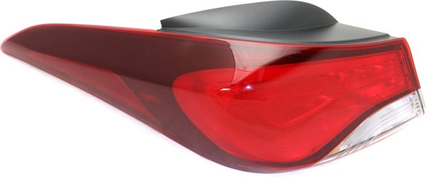 Tail Light Assembly for Hyundai Elantra/Elantra Coupe 2014-2016, Left (Driver), Outer, Halogen, Sedan, for Korea Built Vehicle, Replacement
