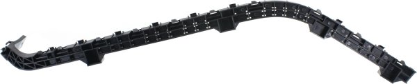 Rear Bumper Bracket Right (Passenger) Side Spacer for Honda Odyssey 2011-2017, Black, Plastic+Fiberglass, Replacement
