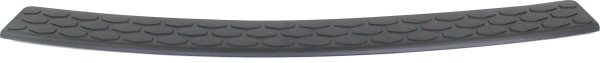 Textured Black Rear Bumper Step Pad for 2003-2008 Honda Pilot, Replacement