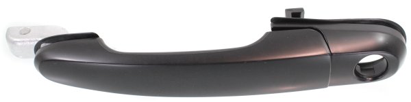 Front Exterior Door Handle for Hyundai Tucson 2005-2009, Left (Driver), Primed (Ready to Paint) Black with Keyhole, Replacement