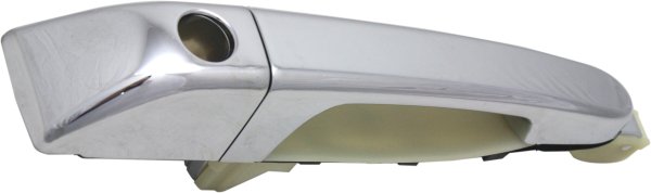 Front Exterior Door Handle for Kia Sedona 2006-2012/Hyundai Entourage 2007-2008, Right (Passenger), All Chrome, Replacement