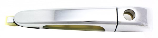 Front Exterior Door Handle for Kia Sedona 2006-2012, Hyundai Entourage 2007-2008, Left (Driver), All Chrome, Replacement