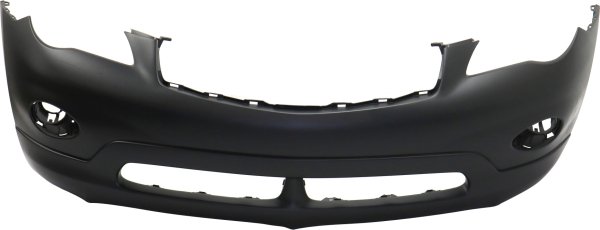 Front Bumper Cover for Infiniti EX35/EX37 (2008-2013)/QX50 (2014-2015), Primed (Ready to Paint), Without Around View Monitor, Without Park Distance Control Sensor Holes, Replacement
