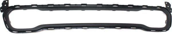 Front Bumper Molding for 2014-2018 Jeep Cherokee, Dark Gray, Compatible with Latitude, North, Overland, Sport Models, Replacement