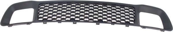 Front Bumper Grille for Jeep Grand Cherokee 2014-2016, Lower, Black, Without Adaptive Cruise Control / Tow Hook Holes, for Laredo/Limited/Overland/Summit Models, Replacement