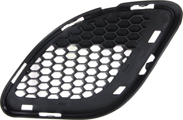 Front Bumper Grille for 2012-2013 Grand Cherokee, Right (Passenger) Side, Outer, Textured Black, SRT-8 Model, Replacement by Jeep
