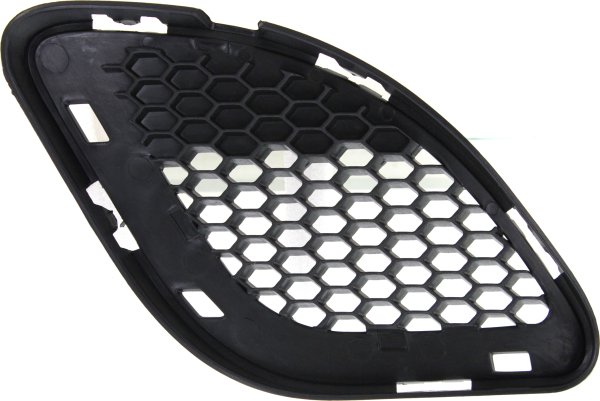 Front Bumper Grille for 2012-2013 Jeep Grand Cherokee, Left (Driver), Outer, Textured Black, SRT-8 Model, Replacement