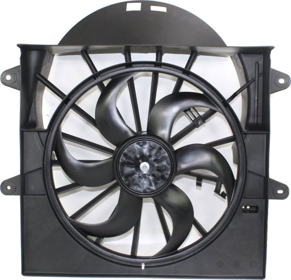 Radiator Fan Shroud Assembly for Jeep Grand Cherokee 2005-2009, Suitable for 3.7L/4.7L Engine, Replacement