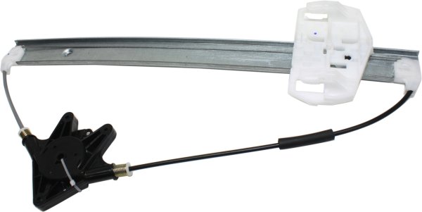 Front Window Regulator for Jeep Wrangler JK, 2007-2018, Power, without Motor, Full Door Type, Left (Driver), Replacement