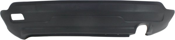 Rear Bumper Cover for Jeep Compass 2011-2017, Lower Fascia, Textured, with Tow Hook Holes, Replacement