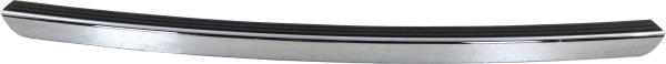 Rear Bumper Step Pad for Jeep Compass/Patriot 2011-2017 with Chrome Trim, Without Black Spear 2014-2017, Replacement