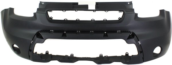 Front Bumper Cover for Kia SOUL 2010-2011, Center, Primed (Ready to Paint), 2-Piece, Type A, Replacement