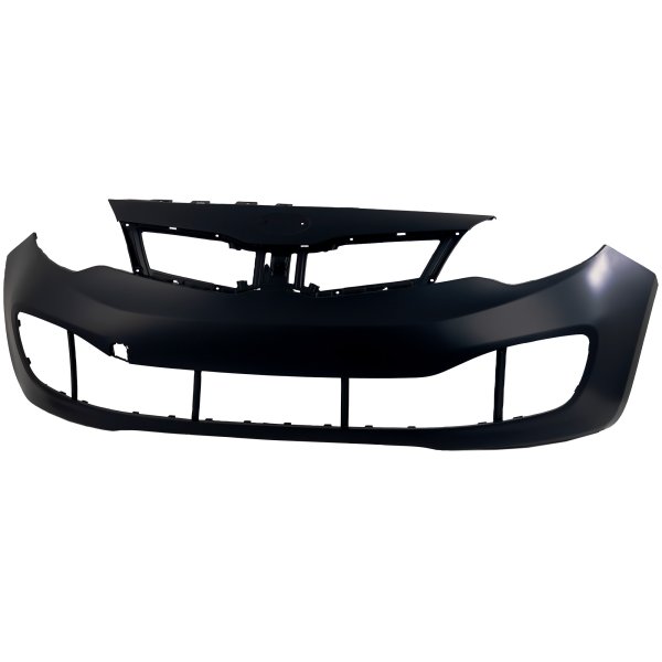 Front Bumper Cover for Kia Rio Sedan, Primed (Ready to Paint), Suitable for 2012-2015 Models, Replacement