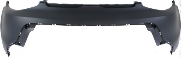 Front Bumper Cover for Kia Soul, 2014-2016, Upper, Primed (Ready to Paint), Replacement