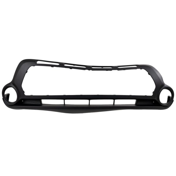 Front Bumper Cover for Kia SOUL 2014-2016, Lower, Textured Black with Two Tone Paint, 1-Piece Type Bumper, Replacement