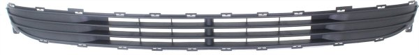 Front Bumper Grille for Kia RIO/RIO5 2006-2009, Textured Black, without Fog Light Hole, Suitable for Hatchback/Sedan, Replacement