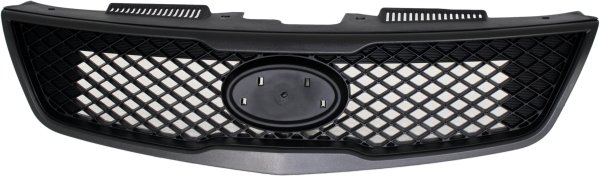 Textured Black Shell and Insert Grille for Kia Forte 2010-2010, Replacement