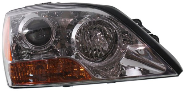 Headlight Assembly for Kia Sorento 2008-2009, Right (Passenger), Halogen, Replacement