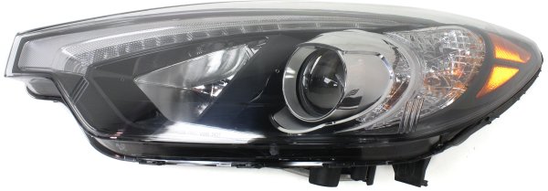 Headlight Assembly for Kia Forte/Forte Koup/Forte5 2014-2015, Left (Driver), HID/Xenon, with HID Kit, Up to 10-17-2014, Replacement