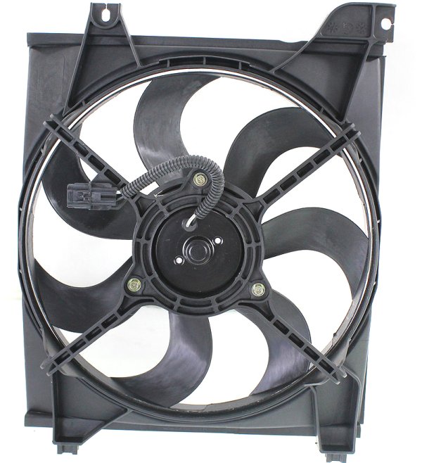 Radiator Fan Shroud Assembly for Kia RIO/RIO5 2007-2011, Left (Driver), Suitable for Hatchback/Sedan Models, Replacement