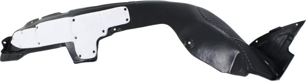 Front Fender Liner for 2014-2016 Kia Forte/Forte5, Left (Driver), Plastic, Vacuum Form, with Insulation Foam, (Forte5, EX/LX Models), Replacement