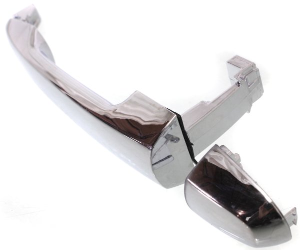 Rear Exterior Door Handle for Kia Rondo 2007-2012, Right (Passenger) = Left (Driver), All Chrome, Replacement