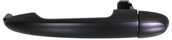 Rear Exterior Door Handle for Kia Rondo 2007-2010, Right (Passenger)=Left (Driver), Primed (Ready to Paint) Black, Replacement
