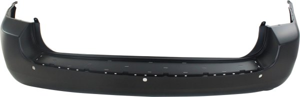 Rear Bumper Cover for Kia Sedona 2006-2014, Primed (Ready to Paint), with Back-up Sensor, with 3 Sensor Holes, Excluding Base Model, Replacement