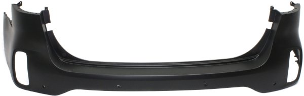 Rear Bumper Cover for SORENTO 2014-2015, Upper Primed (Ready to Paint), Suitable w/ or w/o Sport Package, with Park Assist Sensor Holes, Replacement